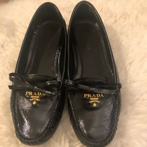 Prada Navy loafers size 37